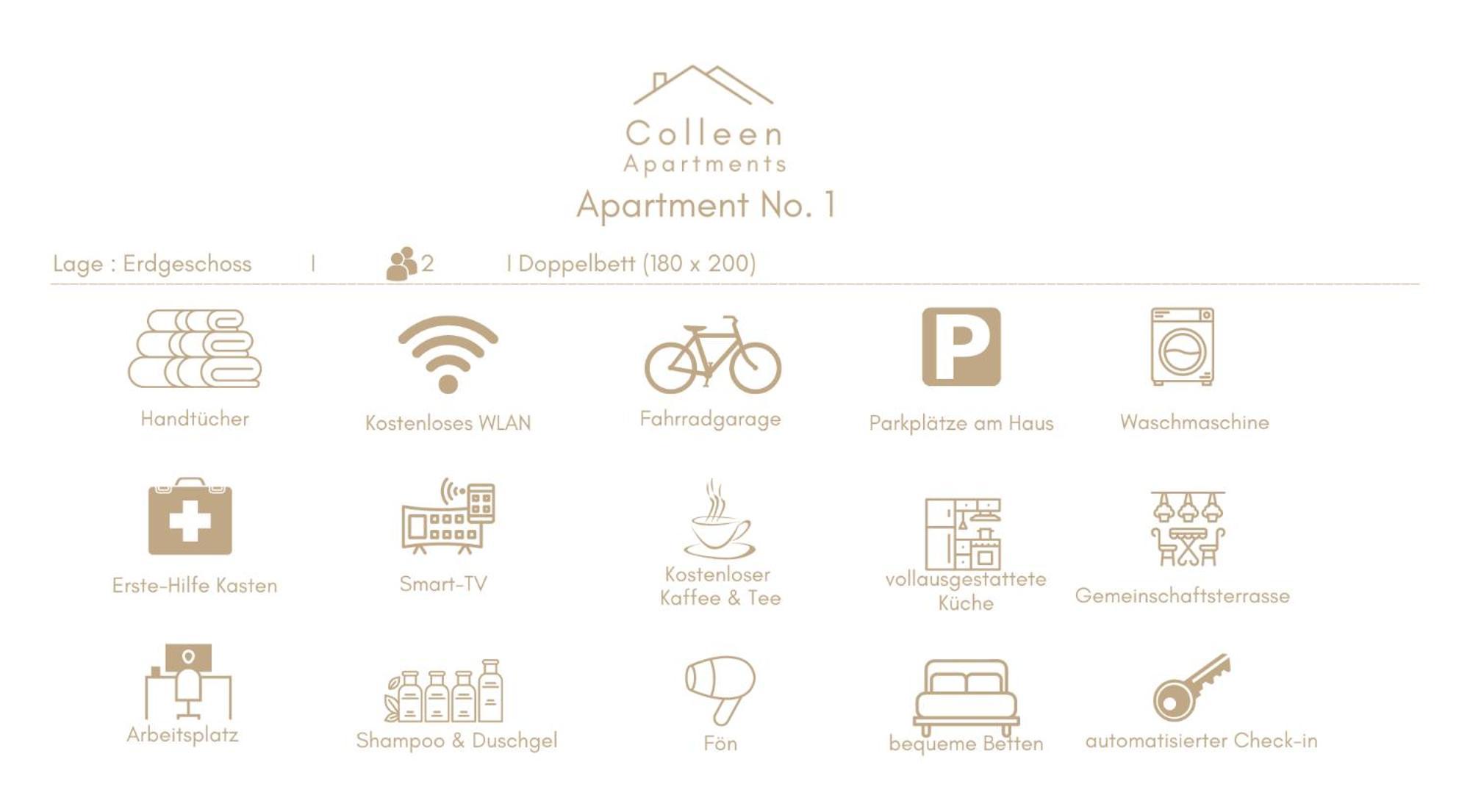 Colleen Apartments - Minden, Hermannstrasse Szoba fotó
